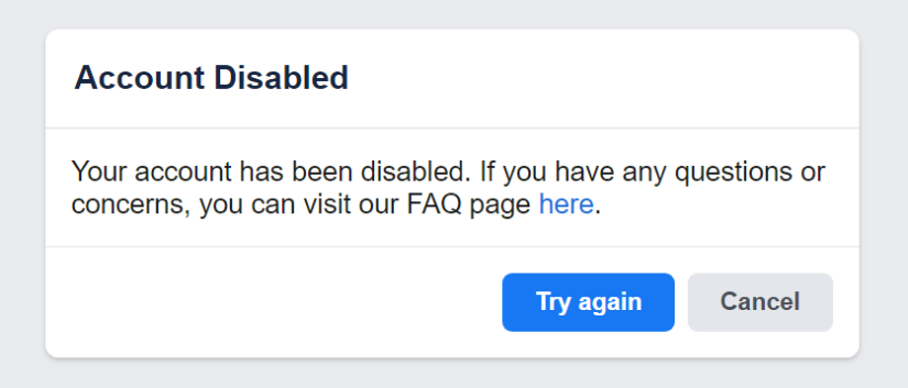 Kommer ikke lenger inn på messenger